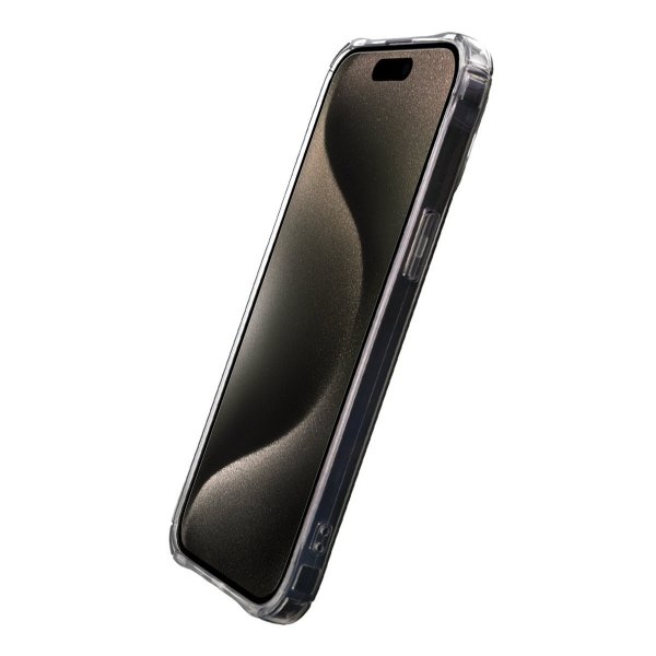iPhone 15 Pro Deksel Kortholder Støtsikker Svart