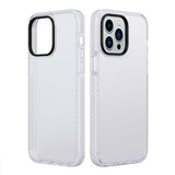 iPhone 15 Pro Deksel Støtsikker TPU Hvit