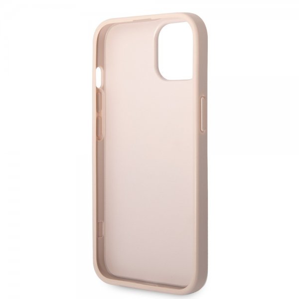Guess iPhone 15 Deksel 4G Logo Rosa