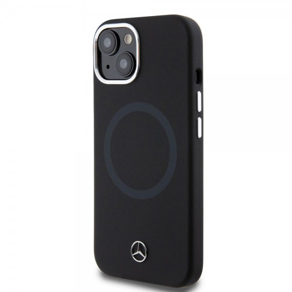 Mercedes Benz iPhone 15 Deksel Bicolor MagSafe Svart