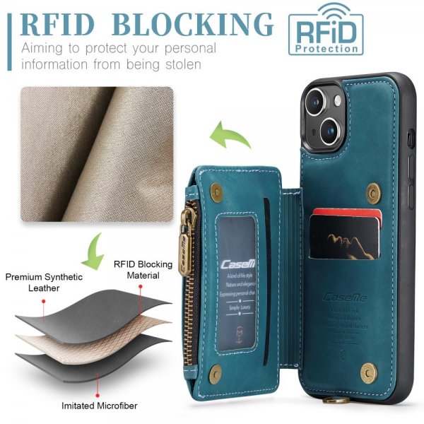 CaseMe iPhone 15 Deksel C20 Series Petrol
