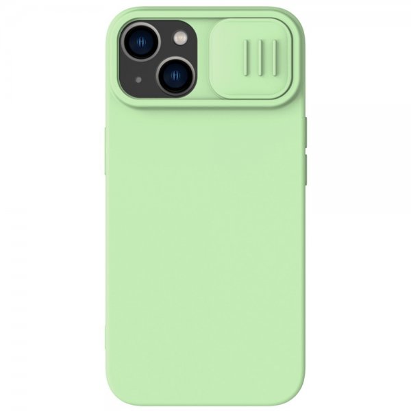 Nillkin iPhone 15 Deksel CamShield Silky Grønn