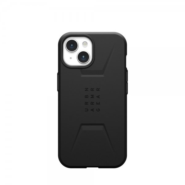 Urban Armor Gear (UAG) iPhone 15 Deksel Civilian MagSafe Svart