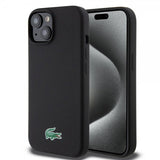 Lacoste iPhone 15 Deksel Croc Logo MagSafe Svart