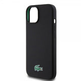 Lacoste iPhone 15 Deksel Croc Logo MagSafe Svart