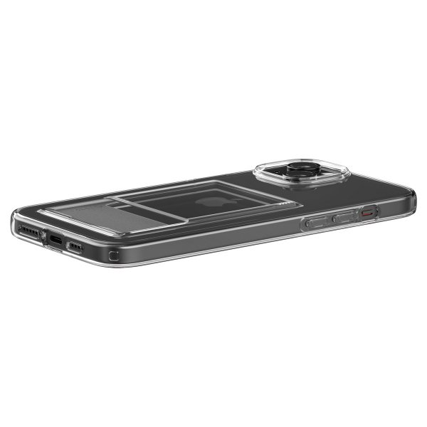 Spigen iPhone 15 Deksel Crystal Slot Crystal Clear