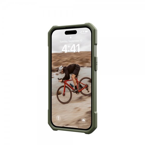 Urban Armor Gear (UAG) iPhone 15 Deksel Essential Armor MagSafe Olive Drab
