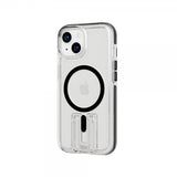 Tech21 iPhone 13/14/15/16e/17e Deksel Evo Crystal Kick MagSafe Clear/Black