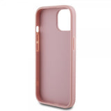 Guess iPhone 15 Deksel Fixed Glitter Rosa