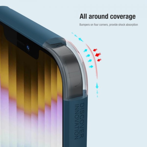 Nillkin iPhone 15 Deksel Frosted Shield Pro MagSafe Svart