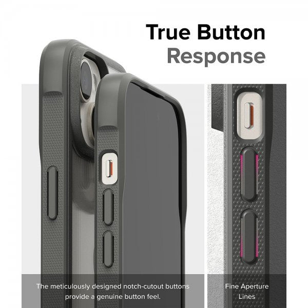 Ringke iPhone 15 Deksel Fusion Bold Grå