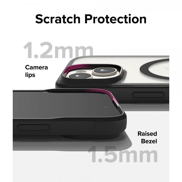 Ringke iPhone 15 Deksel Fusion Bold Magnetic Matte Black