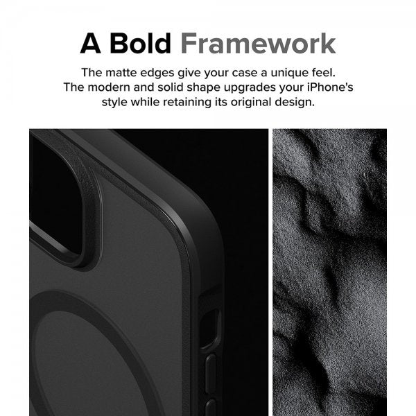 Ringke iPhone 15 Deksel Fusion Bold Magnetic Matte Black