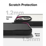 Ringke iPhone 15 Deksel Fusion Bold Matte Black