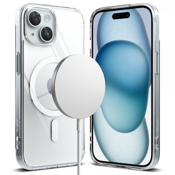 Ringke iPhone 15 Deksel Fusion Magnetic Clear