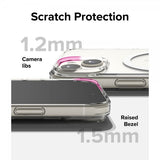 Ringke iPhone 15 Deksel Fusion Magnetic Clear