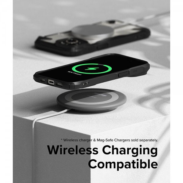 Ringke iPhone 15 Deksel Fusion X Magnetic Matte Black