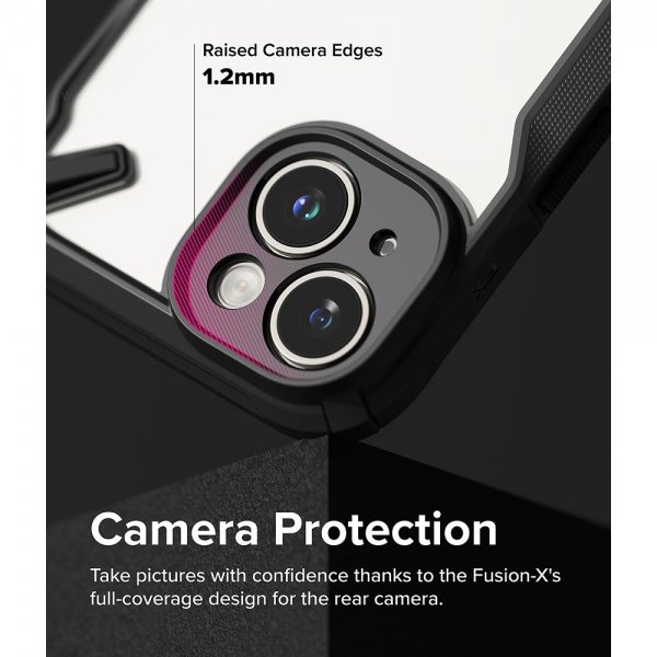 Ringke iPhone 15 Deksel Fusion X Svart