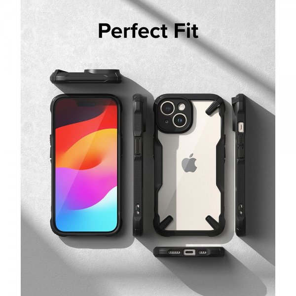 Ringke iPhone 15 Deksel Fusion X Svart