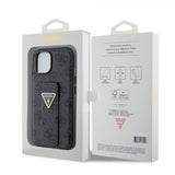 Guess iPhone 15 Deksel Grip Stand Function Svart