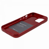 Mercury iPhone 15 Deksel Jelly Glitter Rød