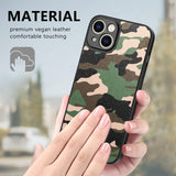 iPhone 15 Deksel Kamuflasje Grønn