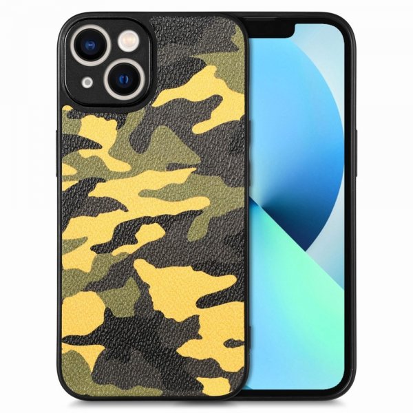 iPhone 15 Deksel Kamuflasje Gul