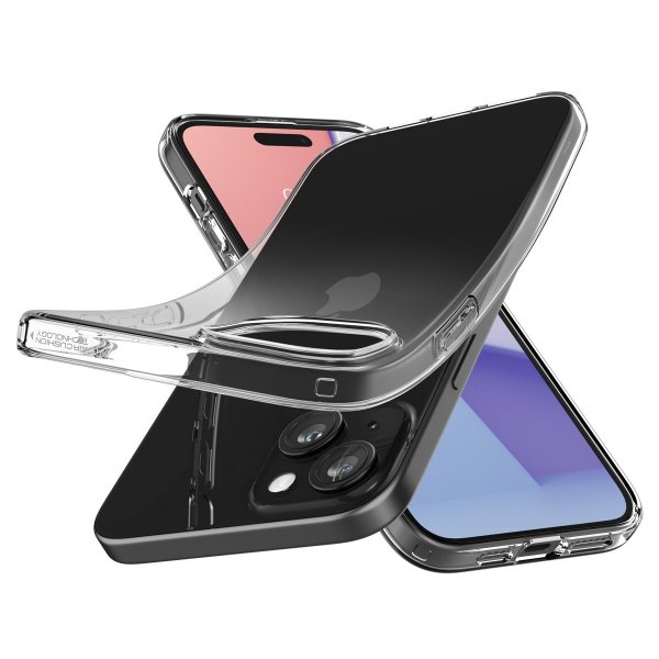 Spigen iPhone 15 Deksel Liquid Crystal Crystal Clear