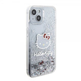 Hello Kitty iPhone 15 Deksel Liquid Glitter Translucent