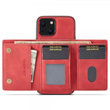 Dg.Ming iPhone 15 Deksel M1 Series Avtakbart Kortholder Rød