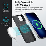 Pitaka iPhone 15 Deksel MagEZ Case 4 Black/Grey Twill
