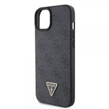 Guess iPhone 15 Deksel Metal Logo Strass Crossbody Strap Svart