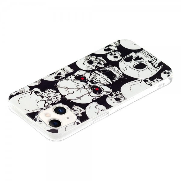 iPhone 15 Deksel Motiv Hodeskaller