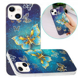 iPhone 15 Deksel Motiv Glittersommerfugl