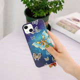 iPhone 15 Deksel Motiv Glittersommerfugl