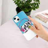 iPhone 15 Deksel Motiv Hund med Hodetelefoner