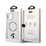 Karl Lagerfeld iPhone 15 Deksel NFT Karl & Choupette Transparent
