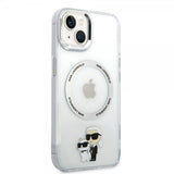 Karl Lagerfeld iPhone 15 Deksel NFT Karl & Choupette Transparent