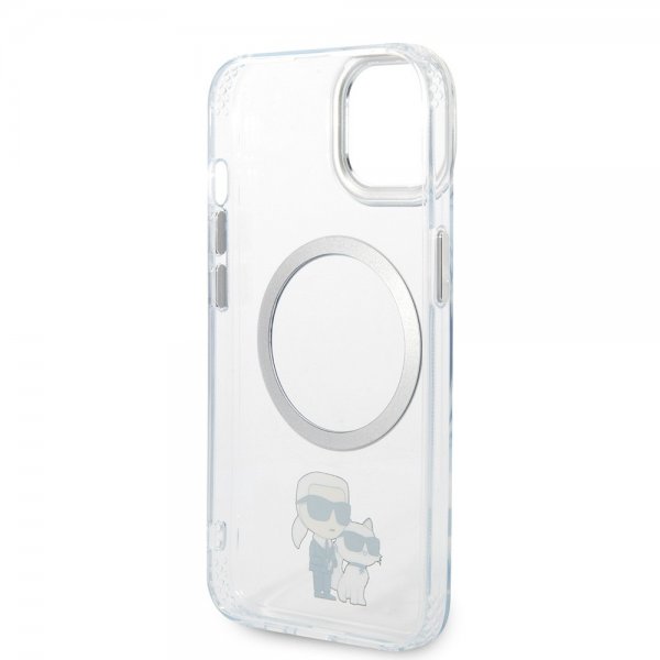 Karl Lagerfeld iPhone 15 Deksel NFT Karl & Choupette Transparent