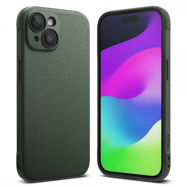 Ringke iPhone 15 Deksel Onyx Dark Green