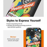 Ringke iPhone 15 Deksel Onyx Design Sticker