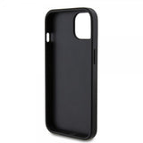Guess iPhone 15 Deksel Perforated Glitter Svart