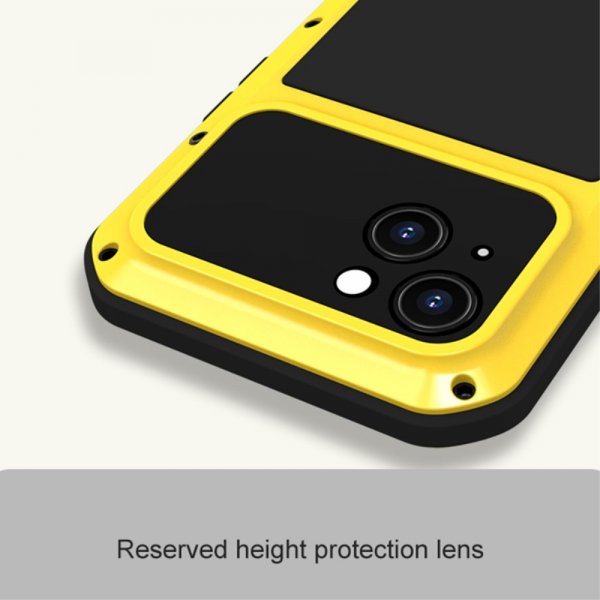 Love Mei iPhone 15 Deksel Powerful Case Rød