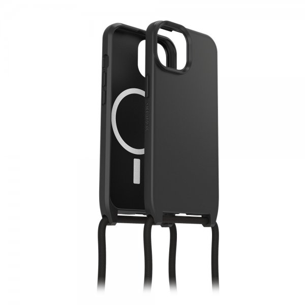 Otterbox iPhone 15 Deksel React Necklace MagSafe Svart