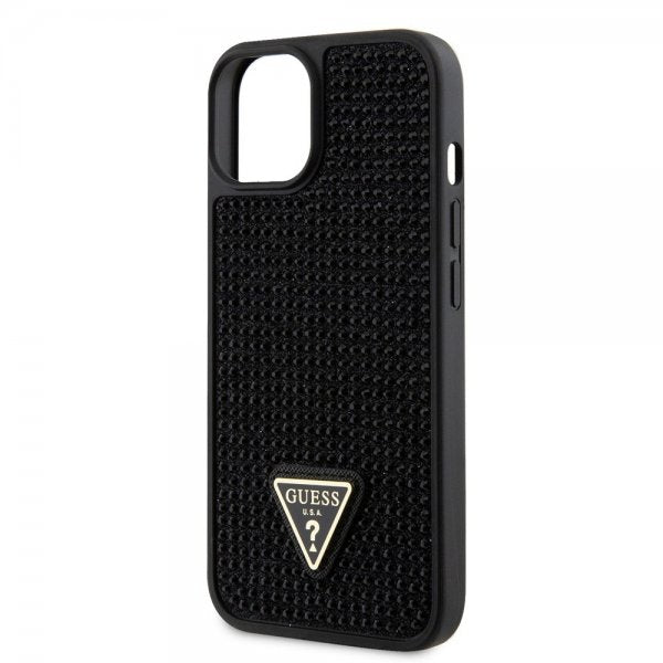 Guess iPhone 15 Deksel Rhinestone Svart