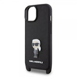 Karl Lagerfeld iPhone 15 Deksel Saffiano Crossbody Svart