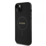 Guess iPhone 15 Deksel Saffiano MagSafe Svart