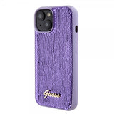 Guess iPhone 15 Deksel Sequin Lilla
