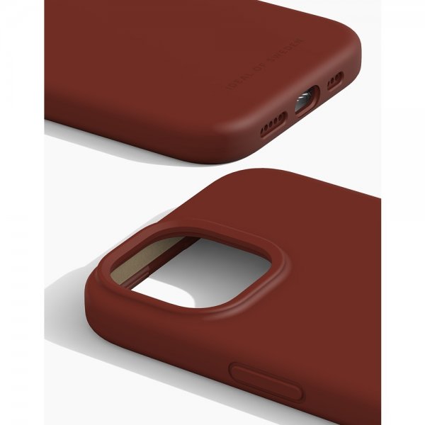 Ideal of Sweden iPhone 13/14/15 Deksel Silicone Case MagSafe Dark Amber