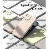 Ringke iPhone 15 Deksel Silicone Magnetic Pink Sand